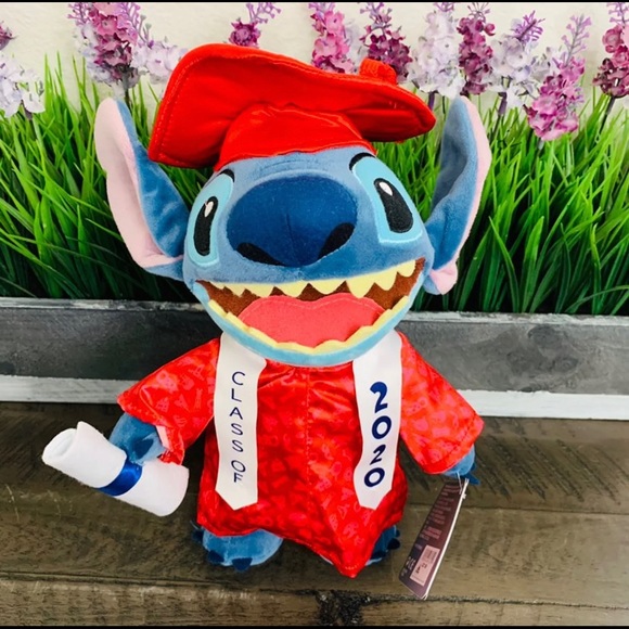 Disney Other - Disney Parks Stitch 626 Class of 2020 Plush 11”